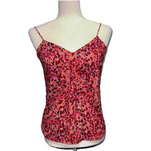 Nine West Women Extra Small Camisole Multicolor Dots Going Out Lightweight Boho